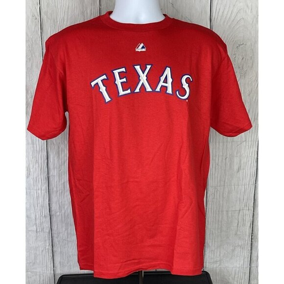 MLB Other - NWT MLB Yu Darvish Texas Rangers Youth XL Red Short Sleeve Jersey Shirt #11